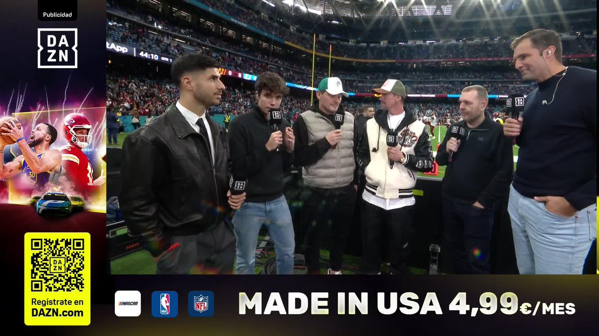 ⚪ Iker Casillas, JOSE MARIA GUTIERREZ... y Marco Asensio PARA COMPLETAR EL EQUIPAZO "Llevaba 3 años sin volver aquí. Ver el estadio así es increíble" 🙌🏻 #NFLenDAZN 🏈