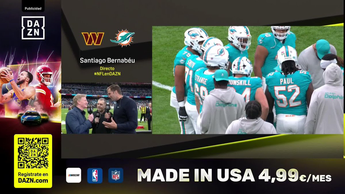ESPAÑA, UN MERCADO MUY IMPORTANTE PARA LA NFL 🇪🇸 🗣️ Roger Goodell, comisionado de la NFL, lo deja muy claro en DAZN: "Queremos ser un deporte global y para ello tenemos que estar en Madrid #NFLenDAZN 🏈