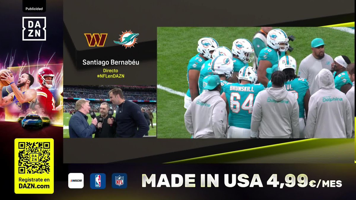 🗣️ "Ha sido un honor para mí pasar tiempo con él" Roger Goodell, comisionado de la NFL, ensalza la figura de Florentino Pérez para que la NFL llegue a Madrid 🤝🏻 #NFLenDAZN 🏈