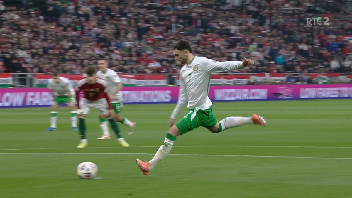Cool as you like from our Troy 😎 🇭🇺 1-1 🇮🇪