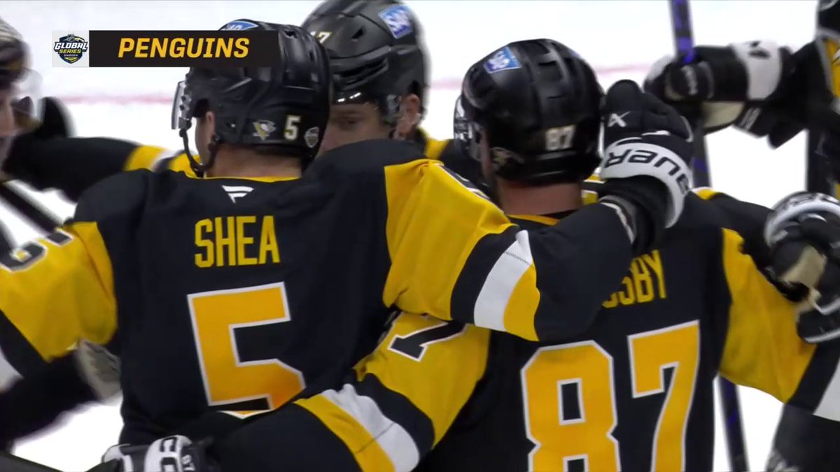 GENO AND SID ARE GETTING IN ON THE FUN 🚨 It's 3-0 for the Pittsburgh Penguins here in the first period! #NHLGlobalSeries 🇺🇸: NHL Network 🇨🇦: Sportsnet or stream on Sportsnet+ ➡️