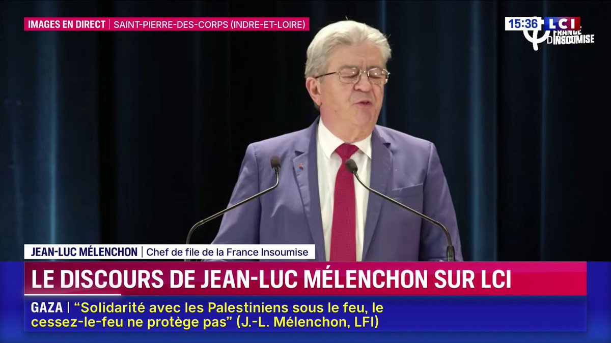 🗣️ "Vous êtes tous menacés de pauvreté si vous laissez continuer cette politique" : Jean-Luc Mélenchon