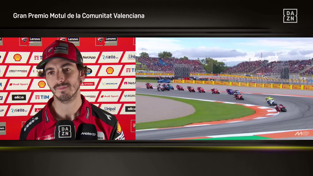🗣️ "Ya he explicado bien las cosas. Ha terminado como ha empezado, nunca me he encontrado bien con esta moto" Bagnaia y su resignación tras acabar la temporada 🇮🇹 #ValenciaGP 🇪🇸 #MotoGP 🏁