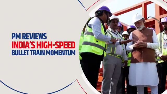 Visited the under-construction Bullet Train Station at Surat in Gujarat yesterday and reviewed the progress of the Mumbai-Ahmedabad High-Speed Rail Corridor. Also got the opportunity to interact with the team working on India’s first Bullet Train project.