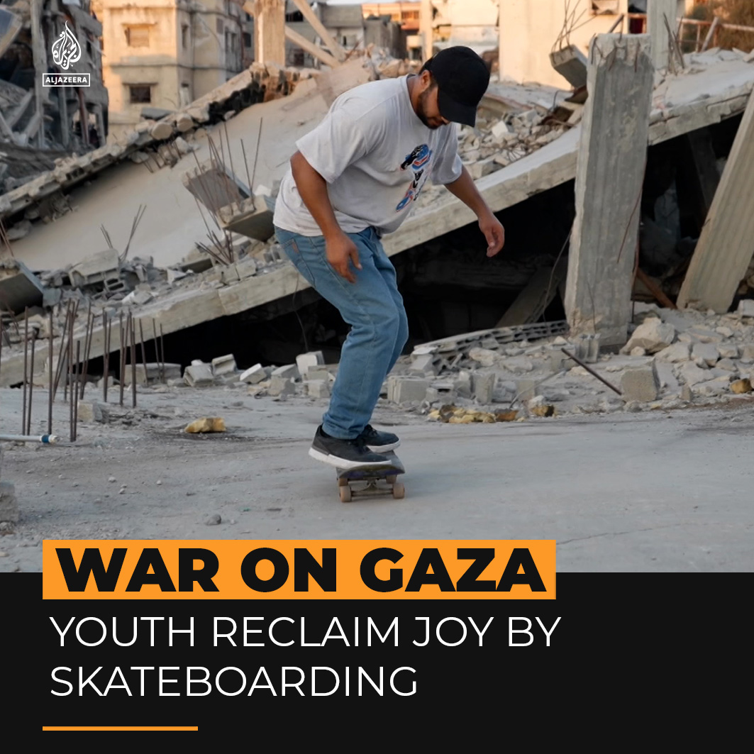 In a Gaza devastated by two years of genocide, young Palestinians are turning rubble into skate parks, Al Jazeera's Ibrahim Khalili reports from Gaza City.