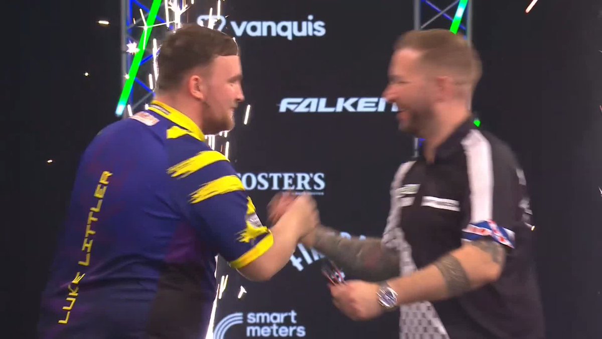 LITTLER INTO THE FINAL! ☢️ Luke Littler wins ten of the last 11 legs to defeat Danny Noppert 16-9 and book his place in tonight's Grand Slam final! That win also confirms Littler will become the new world number one following the conclusion of the tournament! #GSOD | SF