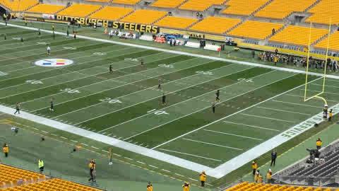 There are “3 foot potholes” in some parts of the Steelers field today… What is going on with the ownership of this team man 🤦‍♂️