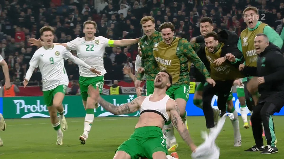 Troy Parrott, take your place on the pantheon of Irish greats 🇮🇪