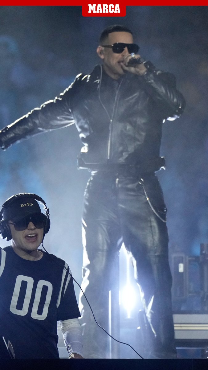 🎶‼️ Vuelven los conciertos al Bernabéu: el show de Daddy Yankee y Bizarrap que puso patas arriba el feudo blanco en el descanso de la NFL 📹 Javier Mancebo Santos y Paula Milla #NFLMadrid2025