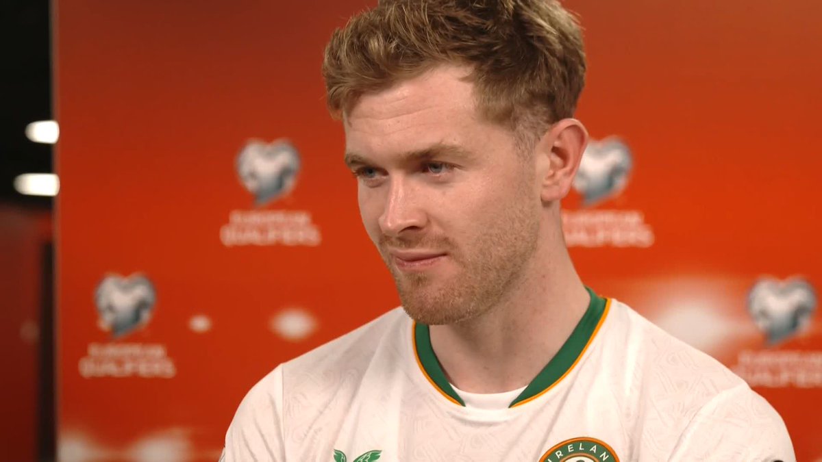 Nathan Collins says the Irish performance was 'just unbelievable' and credits Séamus Coleman and John Egan with bringing his side back up mentally after the devastating loss to Armenia in September. Match report: