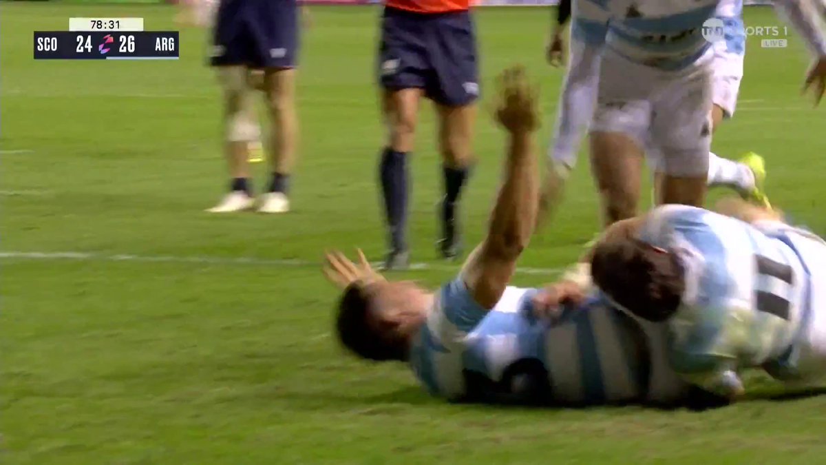 Argentina win it! Justo Piccardo’s try seals the victory with less than a minute to go. 📺 Watch every #QuilterNS match live on @TNTSports & @discoveryplusuk