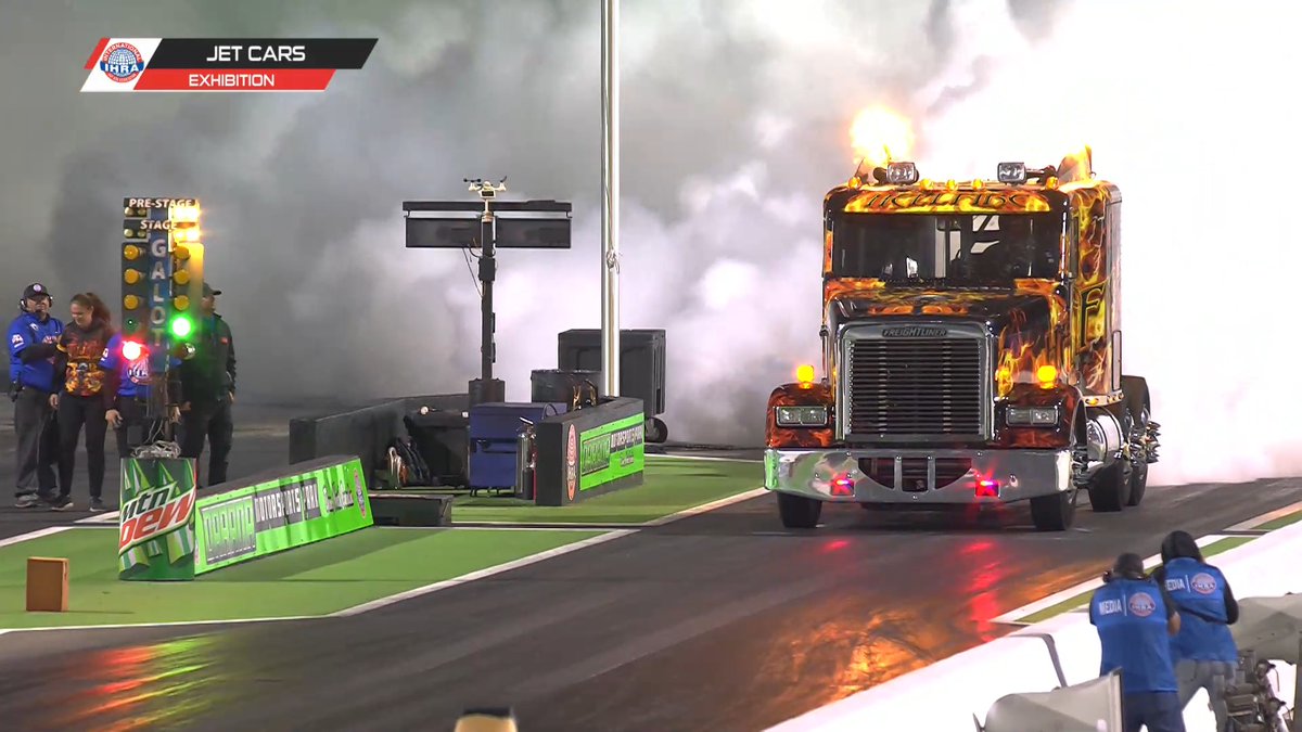 How about the Hell Fire Jet Truck putting on a SHOW! 🔥
