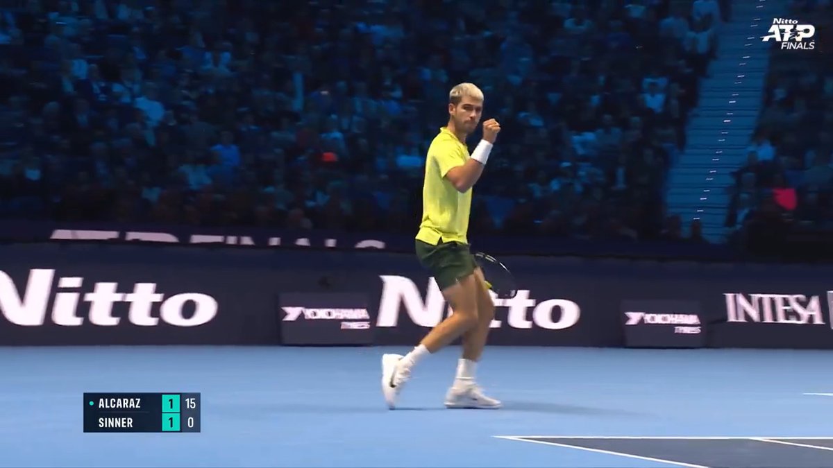 Extra hot, extra spicy 🌶️ Carlos Alcaraz, behave yourself! #NittoATPFinals