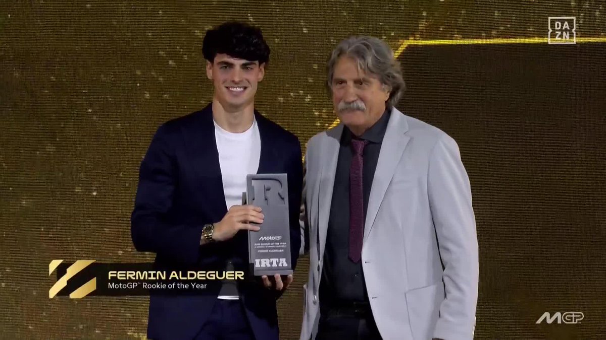 Fermín Aldeguer, rookie del año 😍⭐ #ValenciaGP 🇪🇸 #MotoGP 🏁