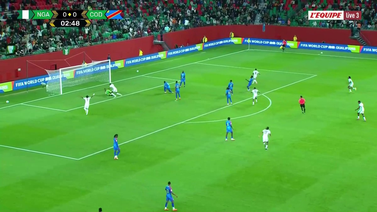 ⚽ OUVERTURE DU SCORE POUR LE NIGERIA, AVEC UN BUT D'ONYEKA ! Suivez en direct la finale des barrages de la zone Afrique pour les qualifications de la Coupe du monde 2026 :