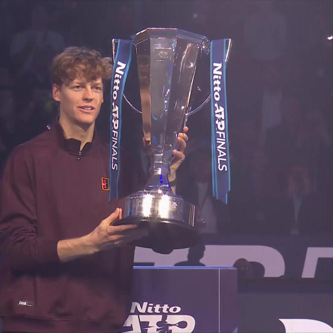 Jannik's crowning moment 🏆 Jannik Sinner #NittoATPFinals
