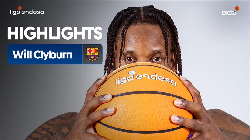 🔥 La espectacular exhibición ofensiva de WILL CLYBURN: ¡2⃣4⃣ puntos! El estadounidense mostró, hasta el momento, su mejor versión en ataque en la #LigaEndesa y fue clave en el triunfo del Barça Basket 💥 🧨 Will Clyburn