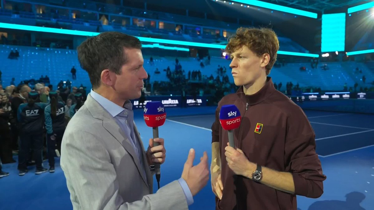 "There is no better ending" Jannik Sinner reacts to his ATP Finals title win and victory over Carlos Alcaraz 🏆
