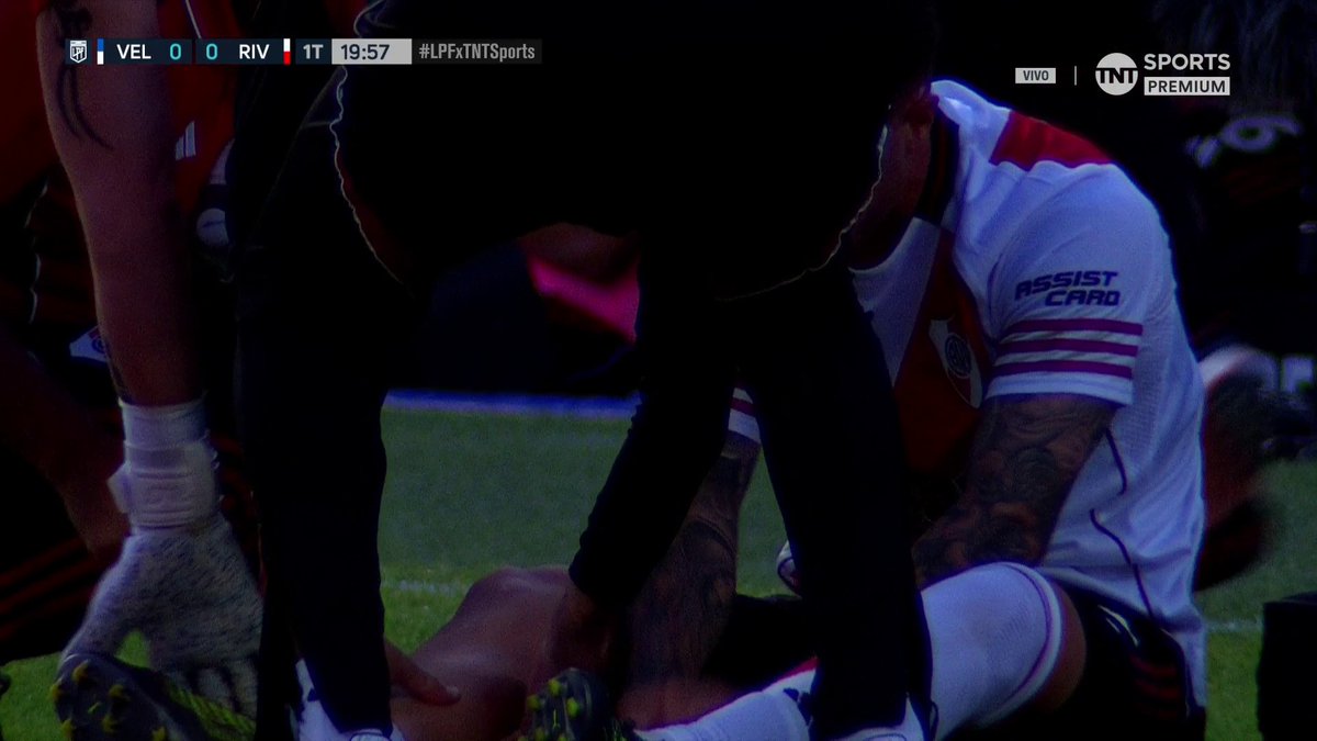"Bustos": Porque salió lesionado del partido de River ante Vélez en el #TorneoClausura