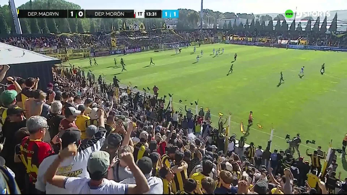 ⚠️🇦🇷 DEPORTIVO MADRYN LE GANA A MORÓN Y, POR AHORA, CLASIFICA A LA FINAL POR EL ASCENSO A PRIMERA.