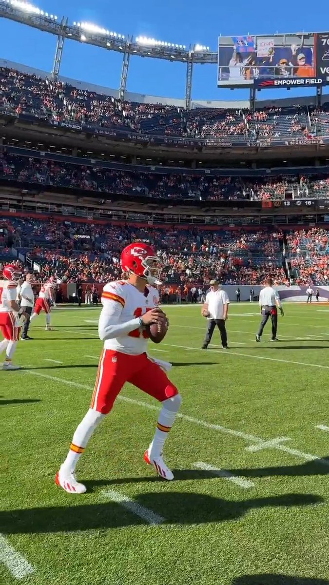 Drop your Patrick Mahomes II stat predictions below ⬇️ KCvsDEN -- 4:25pm ET on CBS/Paramount+