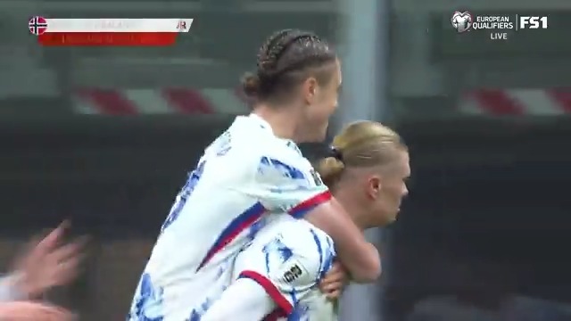 ERLING HAALAND ON QUEUE 🔥 THAT’S 11 STRAIGHT GAMES WITH A GOAL FOR NORWAY, TYING THE RECORD IN MEN’S INTERNATIONAL SOCCER 😱