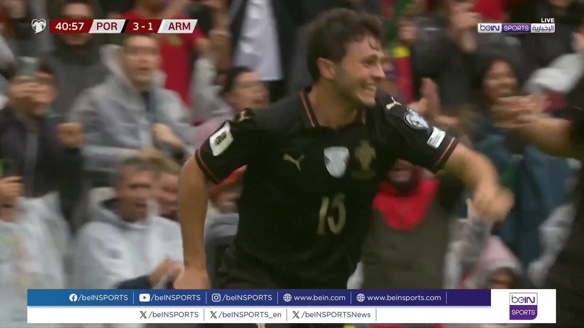 🟣🎥تقرير خاص | بلغ المنتخب البرتغالي نهائيات كأس العالم 2026 بفوزه الكاسح على ضيفه الأرميني 9 - 1 في الجولة الأخيرة من مباريات المجموعة السادسة 🎙️تقرير | حسن عمر خليفة حسن عمر خليفة