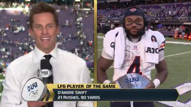 "After the BYE, everybody has started clicking." Chicago Bears RB D’Andre Swift joined Tom Brady after Chicago completed ANOTHER late comeback victory!