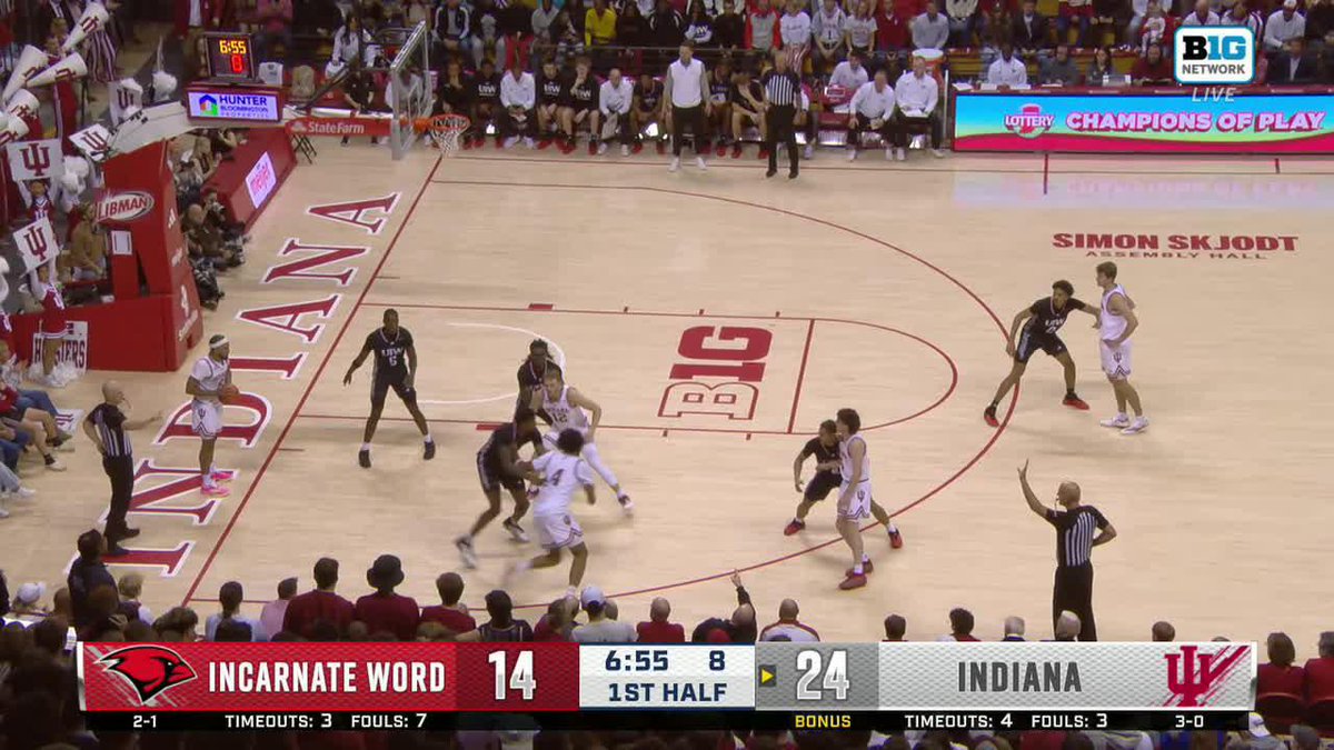 A SISLEY SIZZLE. 🤯 Trent Sisley | #IUBB 📺: Big Ten Network
