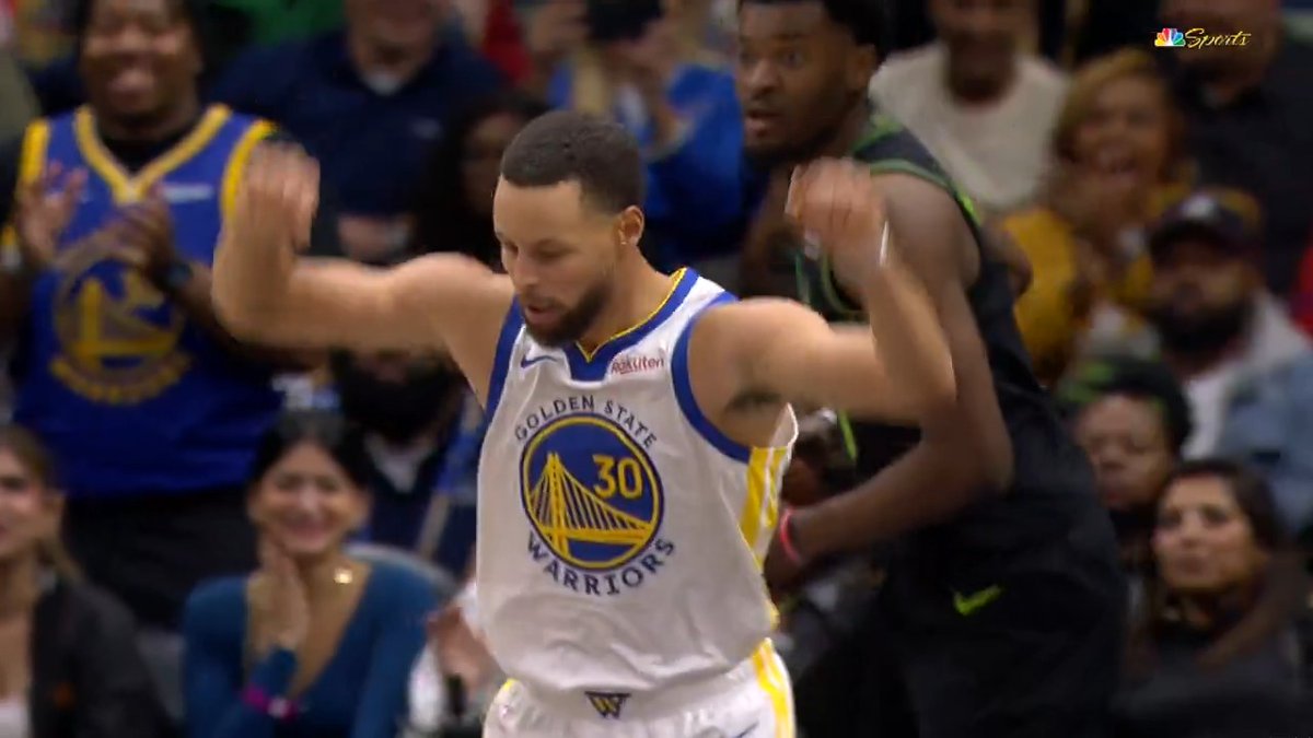 Come for the Moody defense. Stay for Steph's reaction after his first field goal 😅