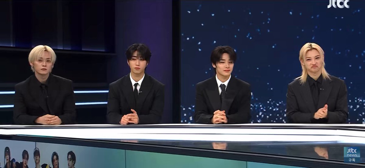 these two lol 👤changbin, do you want to say something? i saw that you were smiling 🐰🐷ah Han, who’s in front of me, just winked at me, so i was focusing then got caught 🐿️me? i didn’t do that 🐿️hyung, this is news, you cannot make stuffs 😆😆😆😆😆