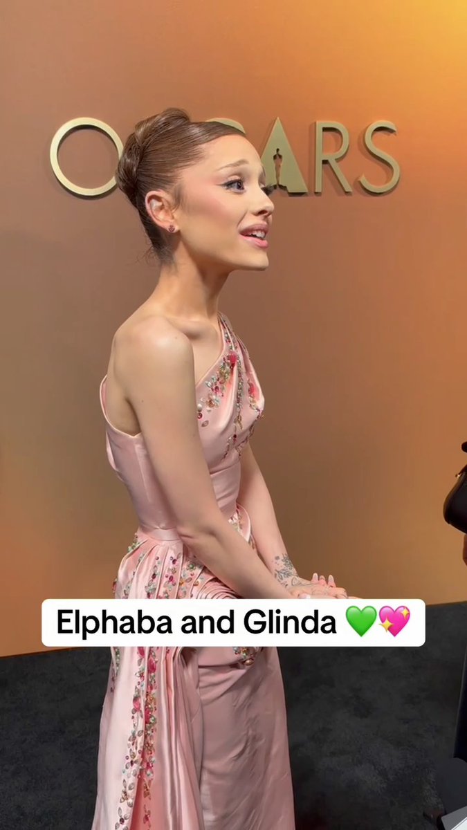 #WickedForGood stars Cynthia Erivo and Ariana Grande at the Governors Awards.