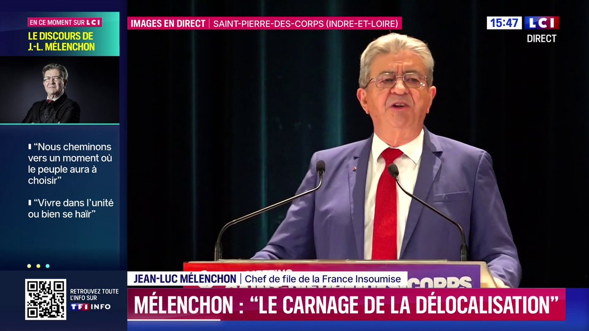 [ 🇫🇷 FRANCE ] 🔸 « Nous ne croyons pas aux puissants qui dirigent ce monde. Nous pouvons tout changer de fond en comble et créer un monde beau, neuf et propre. » — Jean-Luc Mélenchon