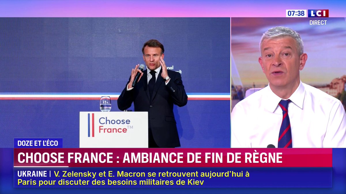 🔴 Choose France : ambiance de fin de règne 📺 Doze et l'éco, l'édito de Nicolas DOZE - LCI dans la matinale LCI