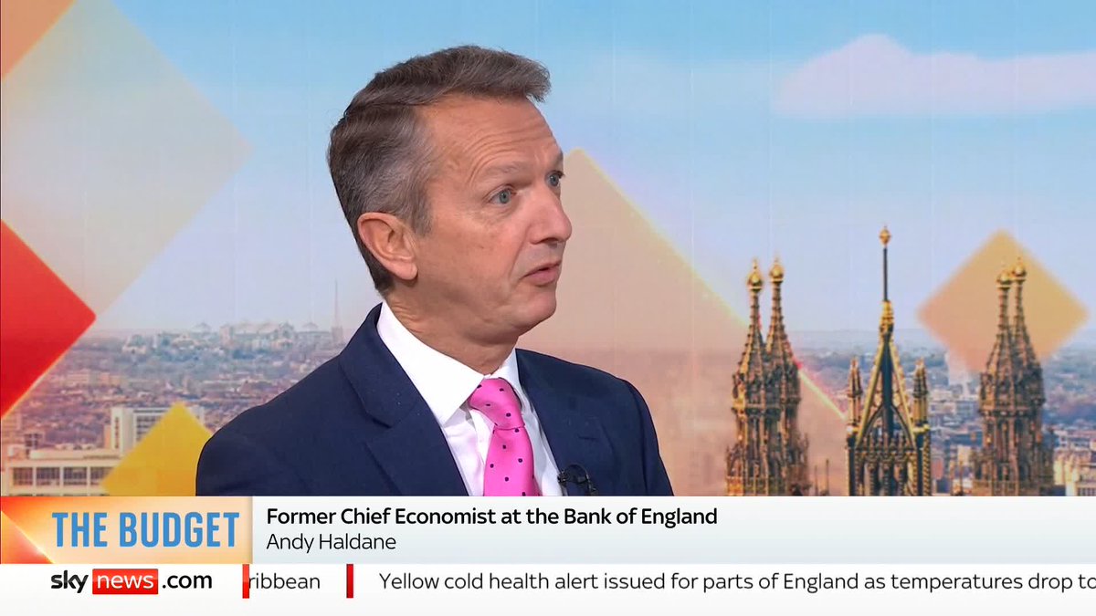 🗣️ 'So, you think there is a direct link between the budget speculation and the weak growth that we saw?' - Sophy Ridge 🗣️ 'Without any shadow of a doubt' - former chief economist at the Bank of England, Andy Haldane 📺 Sky 501 and YouTube