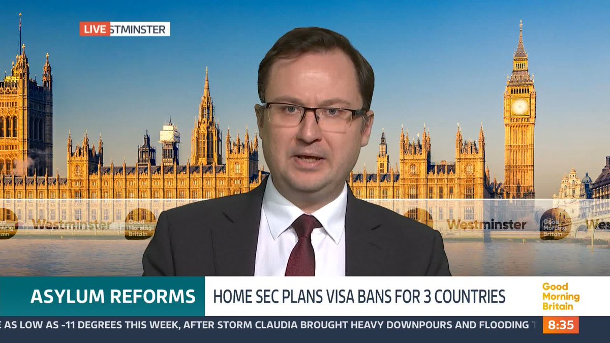 'Are you acknowledging, as a government, that this country is a soft touch?' Susanna Reid and Paul Brand ask Asylum minister Alex Norris about the Home Secretary Shabana Mahmood's new measures across the immigration system.