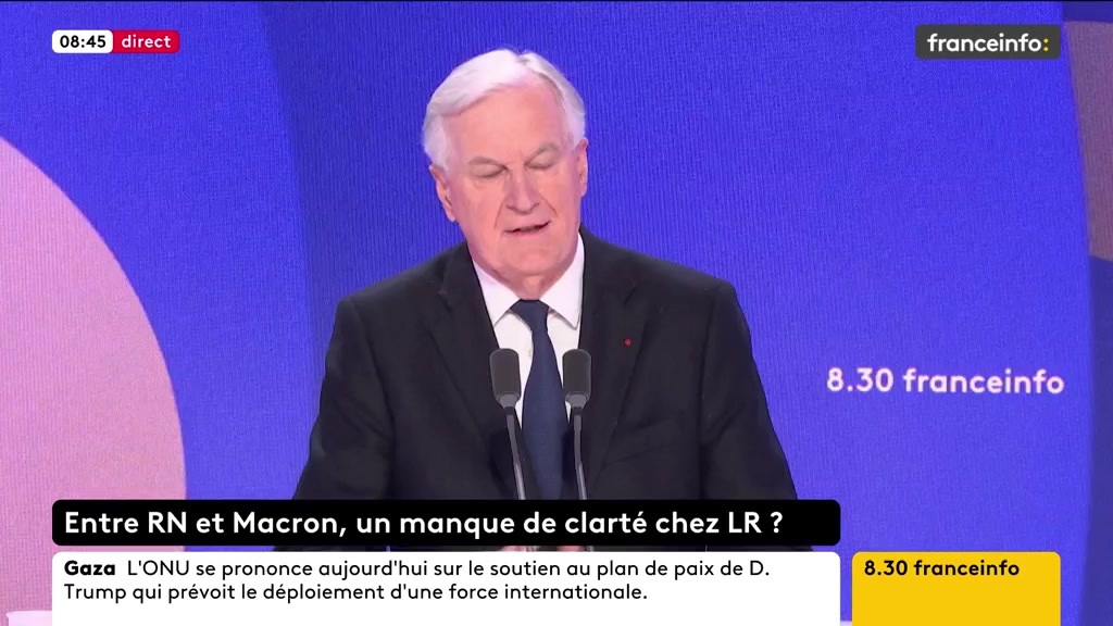 🔴 Municipales de Nice : quel soutien du parti LR ? ➡️ "Nous ne soutiendrons pas monsieur Ciotti (UDR), qui a trahi notre famille politique, et le parti délibérera pour savoir le soutien que nous apporterons à monsieur Estrosi (Horizons)", affirme Michel Barnier