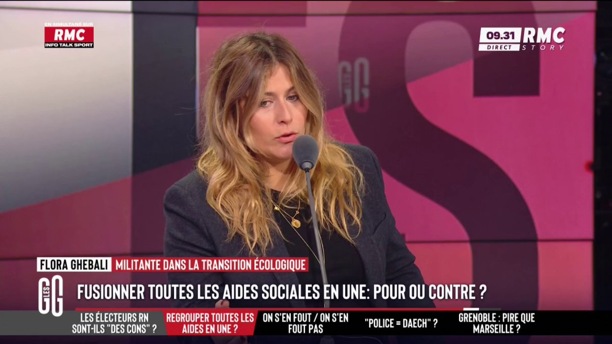 🤔 Faut-il regrouper le RSA, les allocs et les APL dans une "aide sociale unique" ? 🗣️ Flora Ghebali : "Tout ce qui va dans le sens de la simplification de l'État est une bonne mesure. Seulement 65 % des ayants droit au RSA qui le touchent." #GGRMC