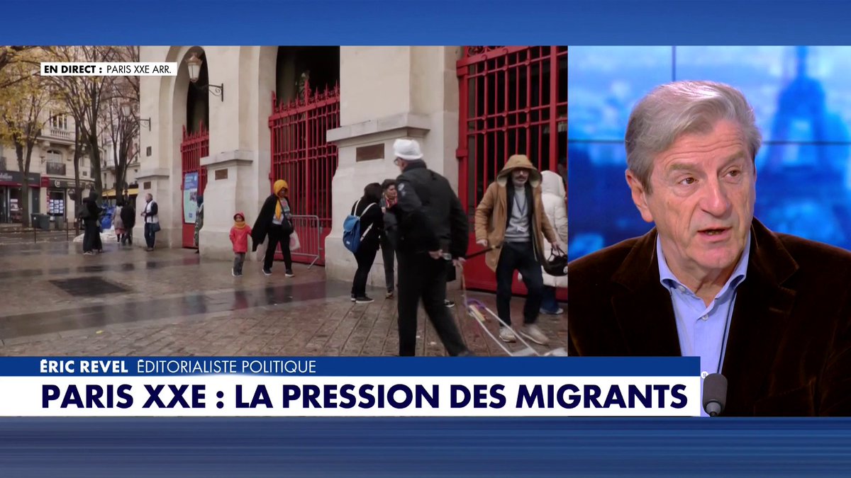 Alors que 200 sans-abri, dont beaucoup en situation irrégulière, se sont installés devant la mairie du XXe, Éric Revel révèle que des gymnases sont régulièrement réquisitionnés pour héberger des migrants, dans #MorandiniLive