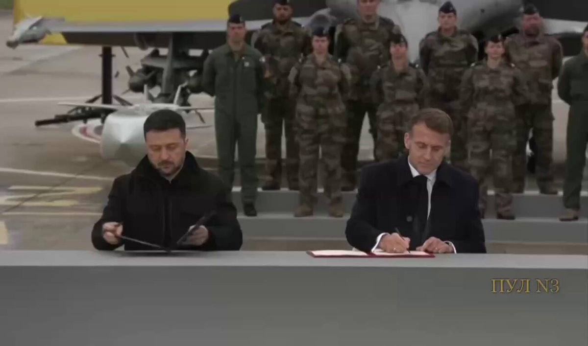 Zelensky signs a deal for 100 Rafale jets from France… and plans to have French taxpayers foot the bill.