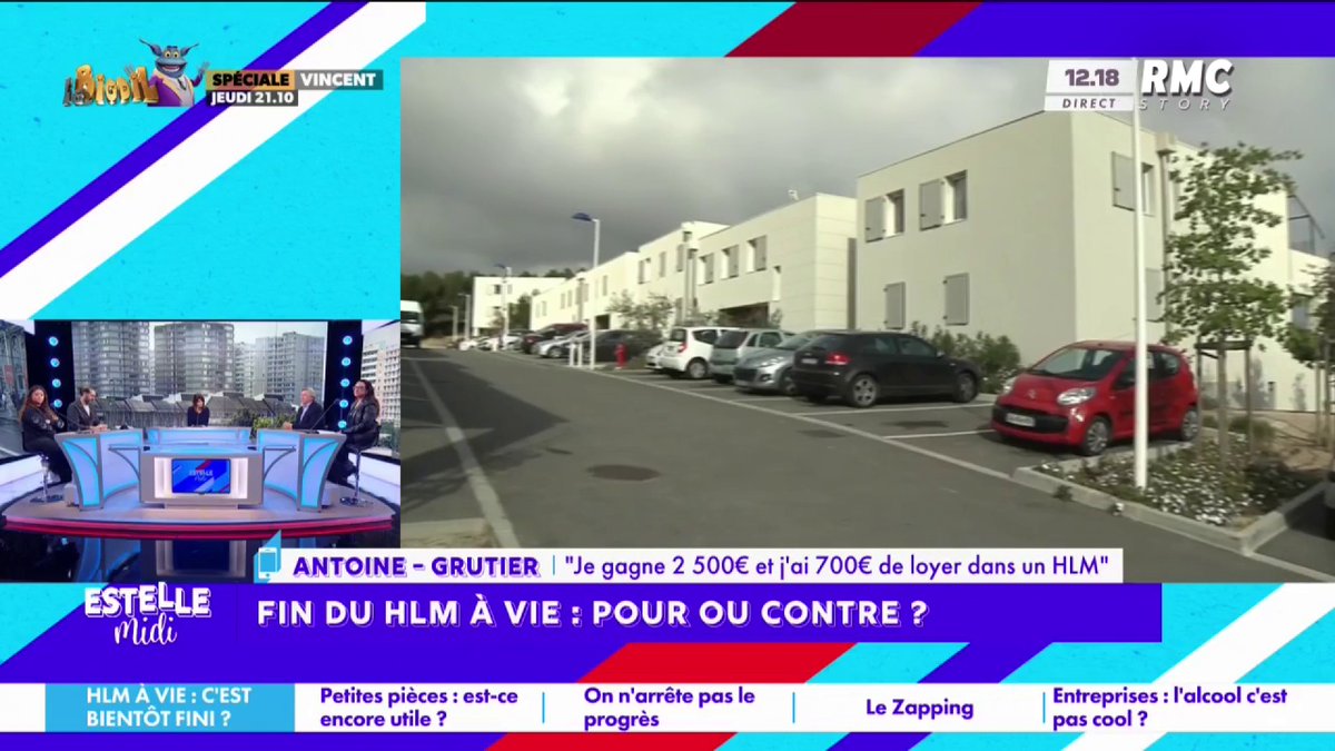 🏢 Faut-il mettre fin au HLM à vie ? 📞 Antoine : "Je suis dans un HLM T4, j'ai 2 enfants qui vivent avec moi... Je paie 700€ de loyer mais je ne gagne pas assez pour me loger dans le privé ! Je gagne 2 400€ mais au niveau des agences immobilières, ça ne passe pas" #EstelleMidi