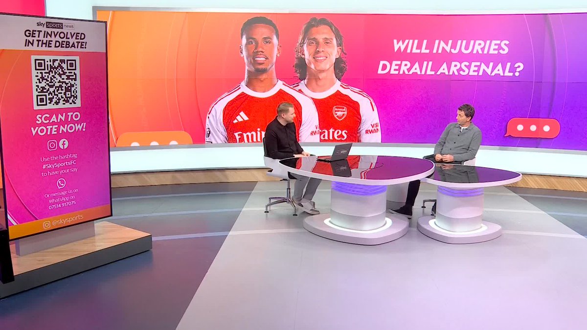 "I would say their best player this season" 🔝 Tim Sherwood thinks that Gabriel being injured would be a huge blow to Arsenal's title ambitions 🤕