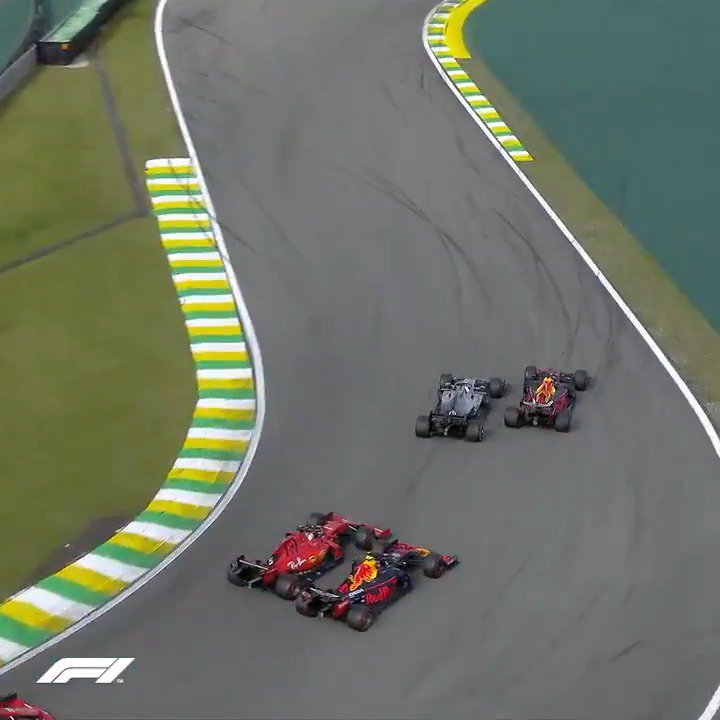 On this day in 2019, Max Verstappen won the Brazilian Grand Prix. Max pulled off one of his signature moves by being quicker than the rest at the SC restart 🔥