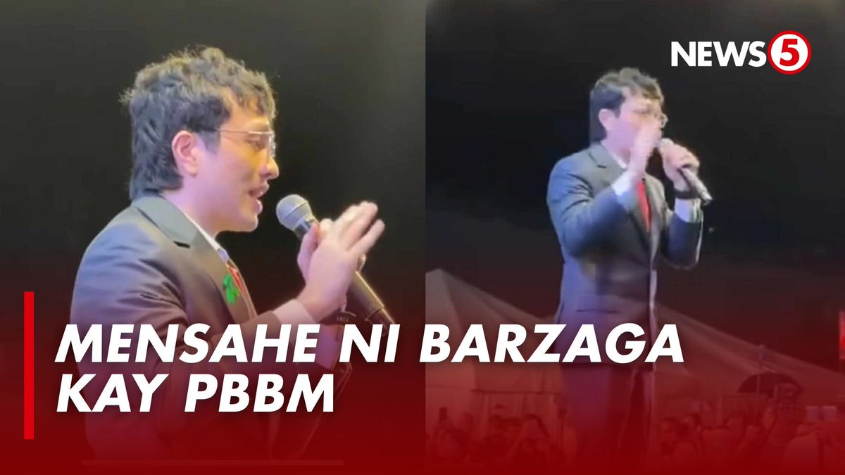 โNATUTULOG KA LANG SA MALACAรANG HABANG NALULUNOD SA BAHA AT NAGUGUTOM ANG IYONG NASASAKUPANโ โYan ang mensahe ni Cavite 4th District Rep. Kiko Barzaga sa kanyang talumpati sa ikalawang araw ng isinasagawang kilos-protesta kontra korupsyon sa EDSA People Power Monument sa Quezon City ngayong Lunes, Nov. 17. | via Denisse Valdesancho/One PH