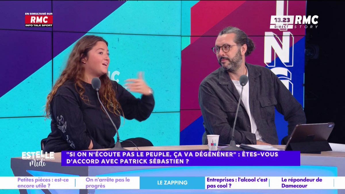 🗣️ "Si on n'écoute pas le peuple ça va dégénérer", selon Patrick Sébastien 🎙️ Elise Goldfarb : "C'est quand même dire aux pauvres que ce sont des beaufs car Patrick Sébastien est un gros beauf !" 🎙️ Yael Mellul 🇫🇷 : "C'est du mépris de classe !" #EstelleMidi
