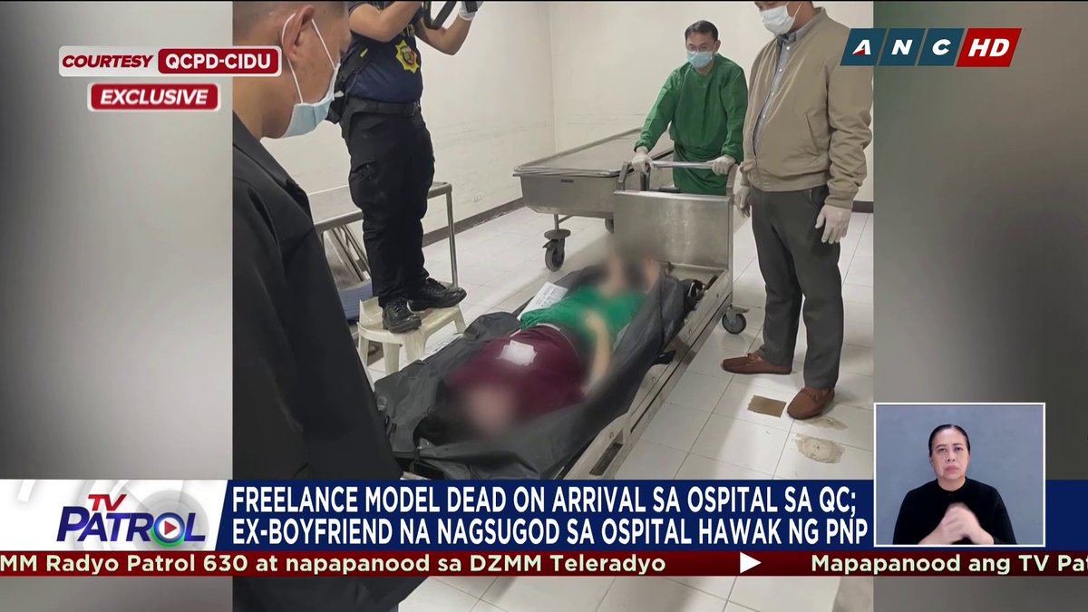 EXCLUSIVE: Patay ang isang freelance model na isinugod ng kaniyang dating boyfriend sa isang ospital sa Quezon City. Inaalam na ng mga pulis ang pagkamatay ng biktima.