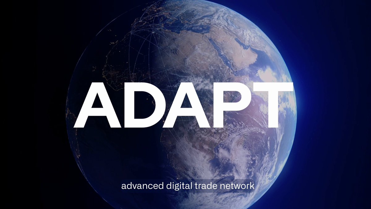 Africa is the future of global trade 🌍 Led by AfCFTA Secretariat Official, in partnership with @IOTA, @WEF & Tony Blair Institute for Global Change, ADAPT is building a public digital infrastructure connecting Africa with seamless cross-border trade, instant payments & secure digital identities. One network. All of Africa.