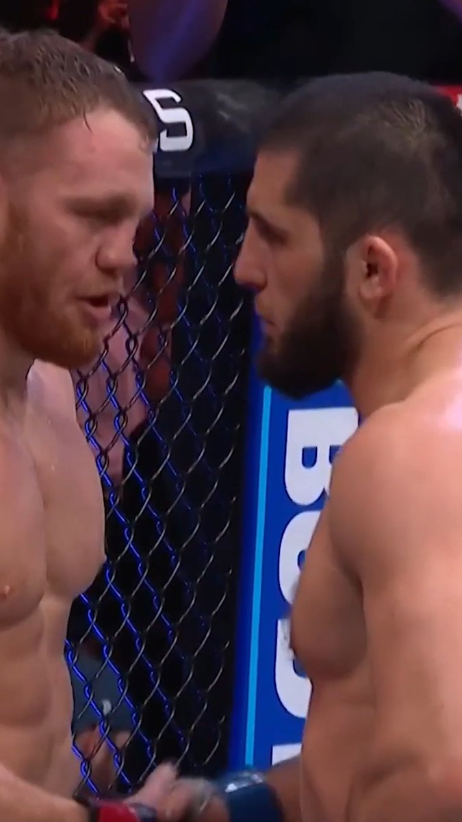 Islam Makhachev et JDM après le combat 🤝 RESPECT.