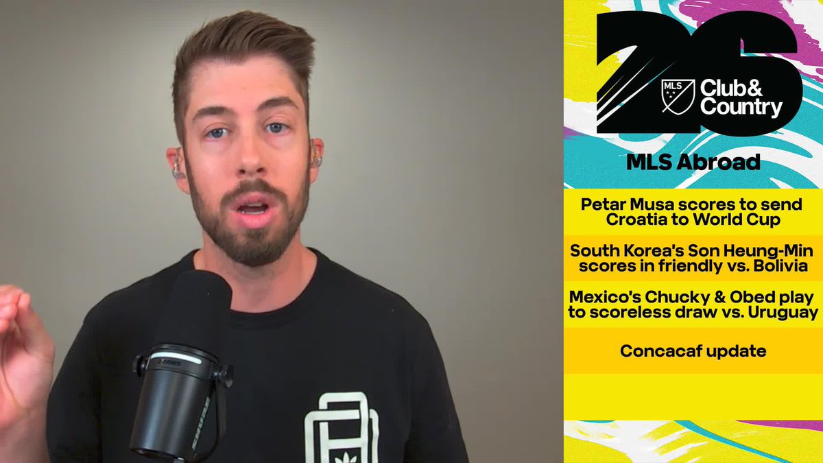 ▪️ Petar Musa sends Croatia to the World Cup 🇭🇷 ▪️ Son Heung-Min scores a banger for South Korea 🇰🇷 ▪️ Concacaf qualifiers is going down to the wire 🌎 ▪️ Ireland clinch playoff spot with dramatic win 🇮🇪 Andrew Wiebe shares an update for MLS players on International Duty.