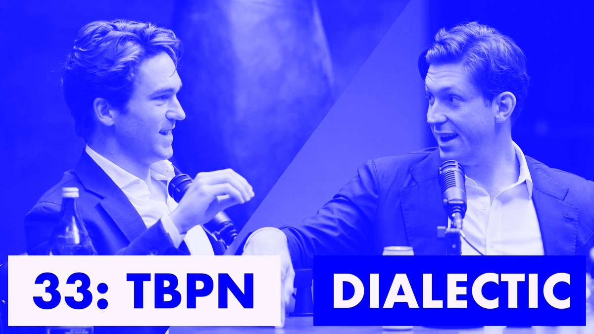 Ep. 33: TBPN (John Coogan & Jordi Hays) - Inside Tech's Water Cooler John Coogan and Jordi Hays are the hosts of TBPN, a daily live show covering the technology business. TBPN was launched only about a year ago, but has become a mainstay in tech culture and a center of gravity for terminally online technologists. John was previously an EIR at Founders Fund and tech YouTuber. He co-founded Lucy Nicotine and Soylent. Jordi has co-founded and invested in many business including Party Round/Capital and Branded Native, a podcast and youtube ad network. We cover the origins of TBPN, or the Technology Business Programming Network, from its beginnings as "Technology Brothers" to the interplay between John's love for technology and Jordi's for business. They share how they've built a media business in an era of infinite competition by leaning into high volume and constant iteration, all while treating media as the "main thing." We discuss brand building and innovating on form by borrowing ideas from outside the tech industry—from Formula One and SportsCenter to Hollywood films—to avoid tech's tendency toward circular references. We also talk about their focus on X/Twitter and a niche, highly informed audience, rather than trying to go too wide. We also chat about what makes their partnership work and how they take the work incredibly seriously while not taking themselves seriously at all. Timestamps: 0:00 - Opening Highlights 3:18 - Intro & Background 6:08 - Technology vs. Business and the Strategy behind TBPN 12:08 - Building a Media Business when Distribution is not Scarce 22:26 - Being Entrepreneurs and Talent 30:33 - Avoiding Audience Capture 35:57 - Why Advertising is a Good Model 44:04 - Technology's Circular References and Borrowing Ideas from New Places 53:20 - Narrow vs. Wide Appeal 59:44 - X (Twitter)-First Content and Other Platforms 1:14:35 - Making Content People Want to Share and Taking Yourself Seriously and Unseriously 1:20:28 - Valuing Brand 1:30:10 - Balancing Focus and Iteration 1:35:25 - Endurance & Evolution 1:40:34 - A Day in the Life of TBPN & Learning to be Newscasters 1:49:59 - Jordi & John as a duo, Will Manidis, and the beginnings of TBPN 2:02:57 - Grab Bag: Bias to Action, 15 Minute Interviews, Not Journalism, Talent, and Domination of Spirit Available on all platforms. Full transcript and all links available below.